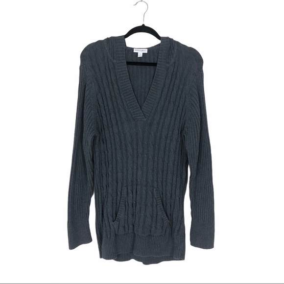 Fashion Bug Sweaters - Fashion Bug gray long sleeve pullover sweater 1X